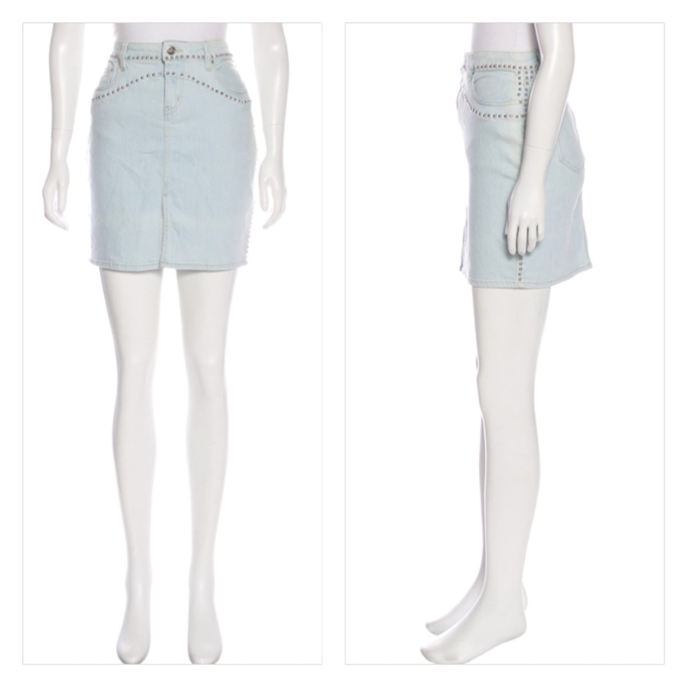 IRO Naomi Studded Denim Skirt - Picture 9 of 9